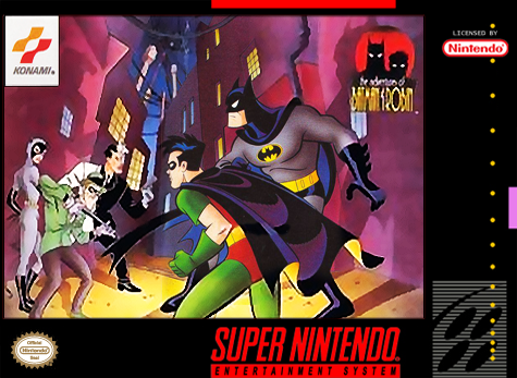 Adventures of Batman and Robin box art for Super Nintendo
